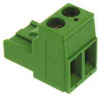 796634-2 TE Connectivity, 5.08mm Pitch, 2 Way, Pluggable Terminal Block, Plug, Cable Mount, Screw Down Termination,