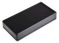 1599bbk Hammond 1599 Series Black Flame Retardant ABS Enclosure, IP54, Black Lid, 130 x 65 x 25mm