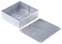 1590ffl Hammond 1590 Series Natural Die Cast Aluminium Enclosure, IP54, Flanged, Natural Lid, 187.5 x 187.5 x 63mm