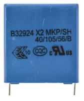b32924c3475m000 EPCOS B32924C Polypropylene Film Capacitor, 305V ac, ±20%, 4.7μF, Through Hole