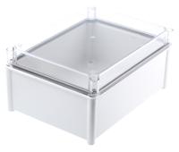 e2736 CAHORS GRP Combiester Series Grey Fibreglass Enclosure, IP66, Transparent Lid, 360 x 270 x 171mm