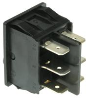 18343309 Marquardt DPDT, On-On Rocker Switch Panel Mount