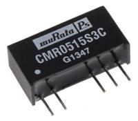 cmr0515s3c Murata Power Solutions CMR DC-DC Converter, ±15V dc/ ±25mA Output, 4.5 → 5.5 V dc Input, 0.75W, Through Hole,