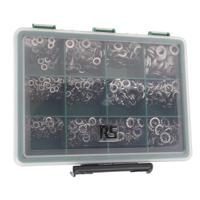 665-7321 RS PRO 1500 piece Stainless Steel Internal Tooth, Plain, Spring Washer Kit A4 316