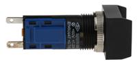 501015-600 Saia-Burgess Push Button Switch, Momentary, Panel Mount, 16.2mm Cutout, SPDT, 250V ac, IP67