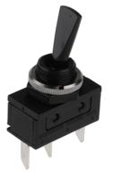 c1710hoaac Arcolectric (Bulgin) Ltd Toggle Switch, Panel Mount, (On)-(On), SPDT, Tab Terminal, 250V ac