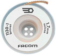 11301 Facom 1600mm Desoldering Braid, Width 1.6mm