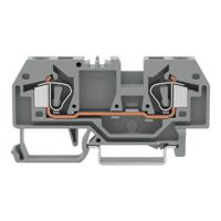 282-901-1 WAGO  282 Series Grey, 6mm², 2-Level, Cage Clamp Termination