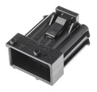 1-965423-1 TE Connectivity, Junior Power Timer Automotive Connector Plug Black 10 Way, Solder Termination