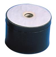 520553 Paulstra Hutchinson M8 Anti Vibration Mount, Female Buffer Foot with 120daN Compression Load