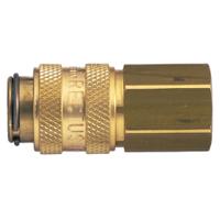 21kaiw13mpn Legris Nickel Plated Brass Male Pneumatic Quick Connect Coupling, BSPP 1/4 in Male 16mm Male Thread