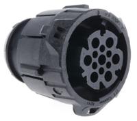 121583-0018 ITT Cannon, APD 7 Pole Din Plug, DIN 72585, 48 V dc IP67, IP69K, Male, Cable Mount