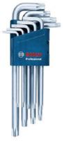 1600a01th4 Bosch 9 piece Metric Hex Key Set, 10 mm, 15 mm, 20 mm, 25 mm, 27 mm, 30 mm, 40 mm, 45 mm, 50 mm