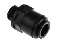 pm011012e John Guest PM Series Straight Threaded Adaptor, G 1/4 Male to Push In 10 mm, Threaded-to-Tube Connection Style