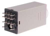 h3y-4-100-120vac-30m Omron H3Y-4 Series DIN Rail, Surface Mount Timer Relay, 100 → 120V ac, 4-Contact, 1 → 30min, 1-Function,