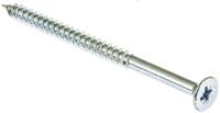 521-248 RS PRO Pozidriv Countersunk Steel Wood Screw, Bright Zinc Plated, No. 10 Thread, 3in Length