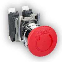 xb4bs84455 Schneider Electric Harmony Series Push Emergency Stop Emergency Stop Push Button, 22.5mm Cutout, IP66, IP67, IP69, IP69K