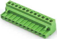 1-796634-2 TE Connectivity, 5.08mm Pitch, 12 Way, Pluggable Terminal Block, Plug, Cable Mount, Screw Down Termination,