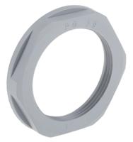 53019060 Lapp Grey Fibreglass PA Cable Gland Locknut, PG29 Thread, IP68