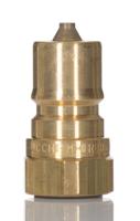 768-5822 RS PRO Brass Male Hydraulic Quick Connect Coupling, BSP 3/8 Male