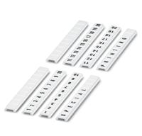 08108210002 Phoenix Contact, LGS:GERADE ZAHLEN 2-20, ZBF 5 Zack Marker Strip Flat for use with Terminal Block Width 5 mm