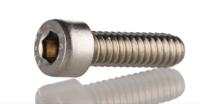 281-079 RS PRO Plain Stainless Steel Hex Socket Cap Screw, DIN 912, M5 x 12mm