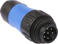 c01630h00610010 Amphenol Industrial Circular Connector, 6 Contacts, Cable, Standard Connector, Plug, Male, IP67, Ecomate M Series