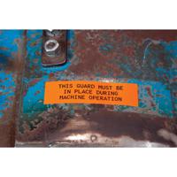 m4c-1000-595-or-bk Brady B-595 on Black on Orange Label, 25.40 mm Width