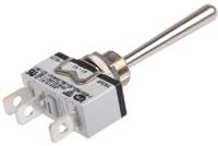 637h2-5 Apem Toggle Switch, Panel Mount, (On)-Off-(On), SPDT, Solder Terminal
