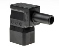 47891200 Schurter C20 Right Angle Cable Mount IEC Connector Male, 16A, 250 V