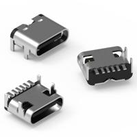 632722100213 Wurth Elektronik Horizontal, SMT Mount, Socket- Single Port Type Type C USB C Connector