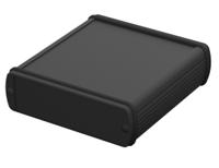 84106100hmt1-abph-1000-0100 Bopla Alubos (Set) Series Black Aluminium General Purpose Enclosure, IP65, Black Lid, 106 x 32 x 100mm
