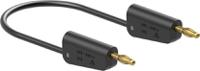 641033-05021 Staubli Test lead, 19A, 30V ac, Black, 500mm Lead Length