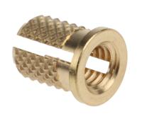 278-613 RS PRO, M5 Brass Threaded Insert, 8mm diameter 6.4mm Depth 9.53mm
