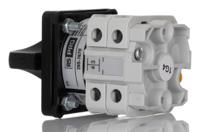 265-7678 RS PRO, 3P 2 Position 90° Rotary Cam Switch, 500V ac, 25A, Knob Actuator