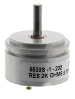 6539s-1-202 Bourns 6539 2kΩ Rotary Potentiometer 1-Gang Servo Mount, 6539S-1-202