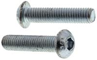822-9209 RS PRO Bright Zinc Plated Steel Hex Socket Button Screw, ISO 7380, M8 x 35mm