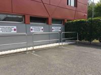 204-1783 RS PRO Grey Galvanised Steel Protection Barrier