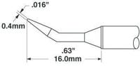 sttc-040 Metcal STTC 0.4 mm Conical Soldering Iron Tip for use with MX-H1-AV, MX-RM3E