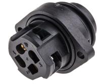c016-20c003-200-12 Amphenol Industrial Circular Connector, 3 Contacts, Panel, Standard Connector, Socket, Male, IP67, Ecomate M Series