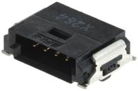 214012-214012-e ERNI MiniBridge Series Right Angle Surface PCB Header, 4 Contact(s), 1.27 mm Pitch, 1 Row, Shrouded