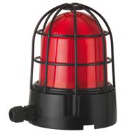 83912055 Werma 839 Series Red Rotating Beacon, 24 V, Base Mount, LED Bulb