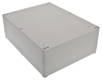 186-2264 RS PRO Grey ABS Enclosure, IP67, IK09, Grey Lid, 225 x 174.8 x 81.25mm