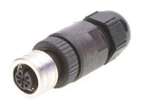 1200850014 Brad from Molex Circular Connector, 5 Contacts, Cable, M12 Connector, Socket, Female, IP69K, Ultra-Lock Series