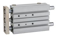180-341 RS PRO Pneumatic Guided Cylinder - 20mm Bore, 80mm Stroke, Double Acting
