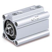 rdqb50tf-50 SMC Pneumatic Compact Cylinder - RDQB50TF-50 50 mm Bore, 50 mm RQ Series, Double Acting Acting