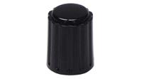 020-4420 Elma 21mm Black Potentiometer Knob for 6mm Shaft Round Shaft,