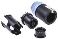 nl8fc Neutrik NL8FC Cable Mount Loudspeaker Connector Socket, 8 Way, 30A, Solder Termination