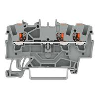 2201-1302 WAGO  TOPJOB S Series Orange, 1.5mm², 1-Level, Push In Termination, ATEX, CSA, IECEx