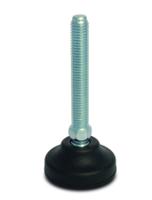 224-5789 RS PRO M12 50mm Dia. Polyamide Adjustable Foot, 1100kg Static Load Capacity 30° Tilt Angle